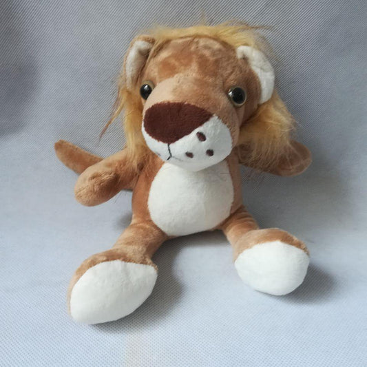 about 8" sitting jungle lion plush toy Stuffed Animals Plushie Depot