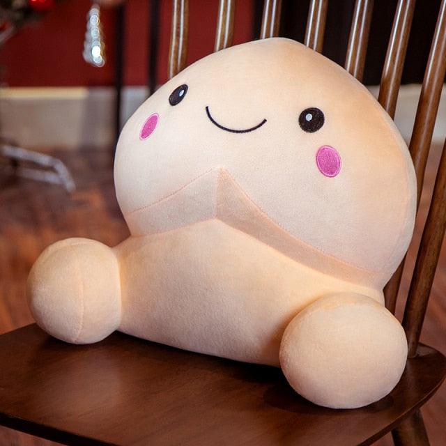 Funny Penis Chair Cushion Pink Stuffed Animals Plushie Depot