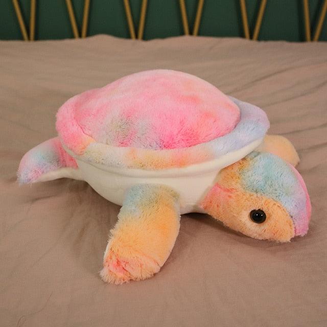 32" Giant Colorful Sea Turtle Plush Toys 32" hairy pink Stuffed Animals Plushie Depot