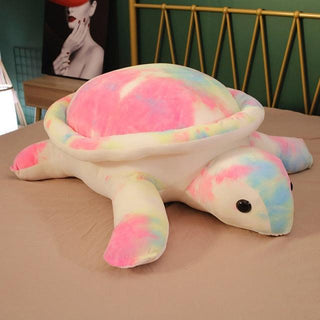 32" Giant Colorful Sea Turtle Plush Toys 32" Pink Stuffed Animals - Plushie Depot