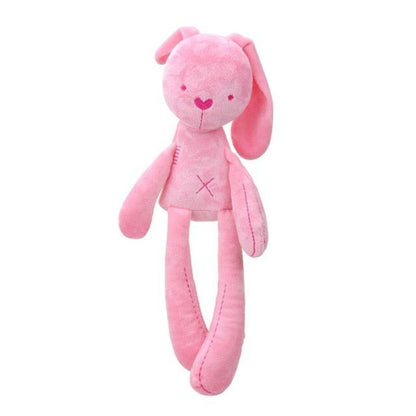 Long-Legged Bunny Soothing Plush Doll Pink China Plushie Depot
