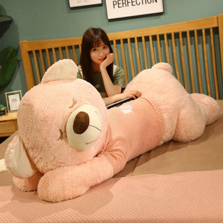 Brown Teddy Bear Cuddly Plush Toy pink - Plushie Depot