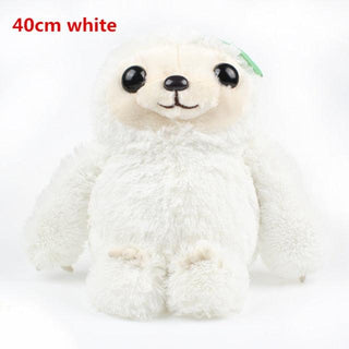 Lifelike Sloth Stuffed Animal 15" white Plushie Depot