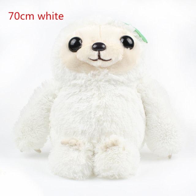 Lifelike Sloth Stuffed Animal 27" white Stuffed Animals Plushie Depot