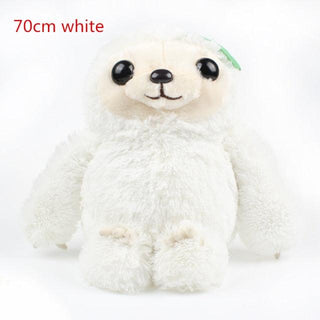 Lifelike Sloth Stuffed Animal 27" white Plushie Depot