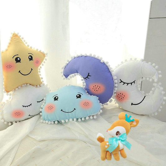 Super Happy Star and Clouds Collection Stuffed Animals Plushie Depot