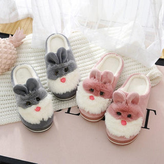 Cute Indoor Rabbit Slippers Slippers - Plushie Depot