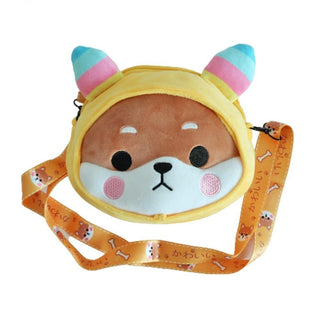 Cute Shiba Inu Plush Shoulder Bag Bags - Plushie Depot