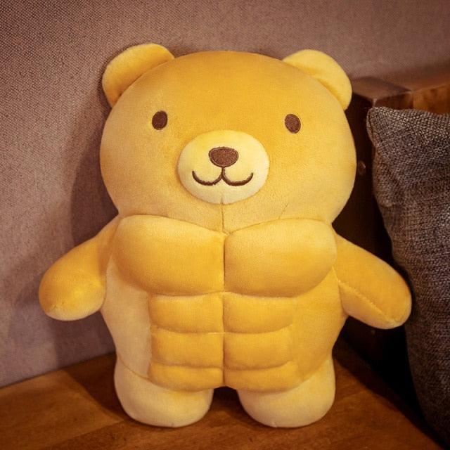 Funny Muscle Bear & Lion & Pig Plush Toys bear Teddy bears Plushie Depot