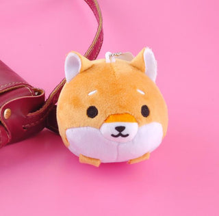 Shiba Inu Doge Dog Plush Keychain Keychains - Plushie Depot