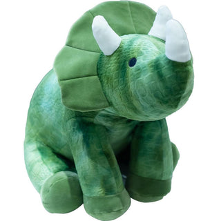 Huggable Plushy Triceratops Stuffed Animal - Plushie Depot
