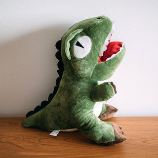 Plush Dinosaur Hand Warmer Green Plushie Depot