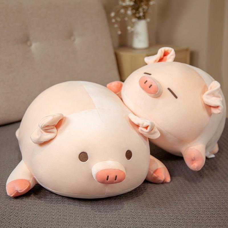 Kawaii Fat Pig Stuffed Animal Plush Toys (2pcs) Stuffed Animals Plushie Depot