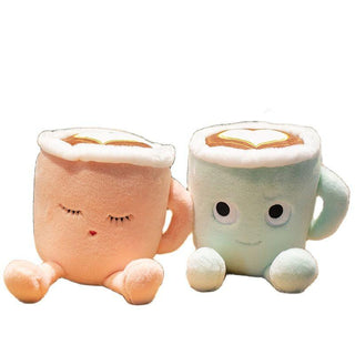 Cute Matcha & Latte Coffee Cup Plushies Stuffed Animals - Plushie Depot