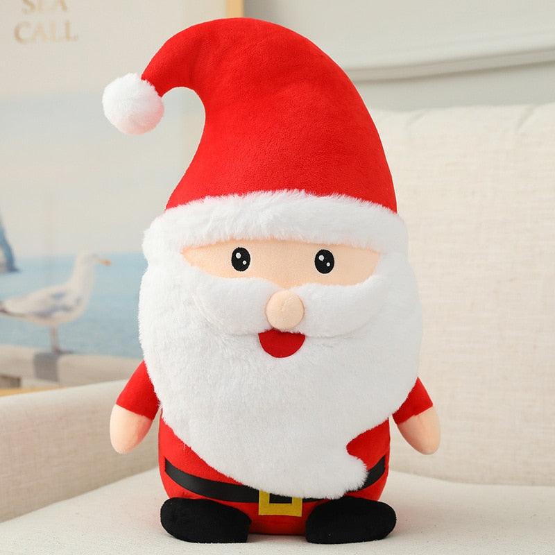 Santa Claus and Reindeer Plushies Santa Claus Stuffed Animals - Plushie Depot