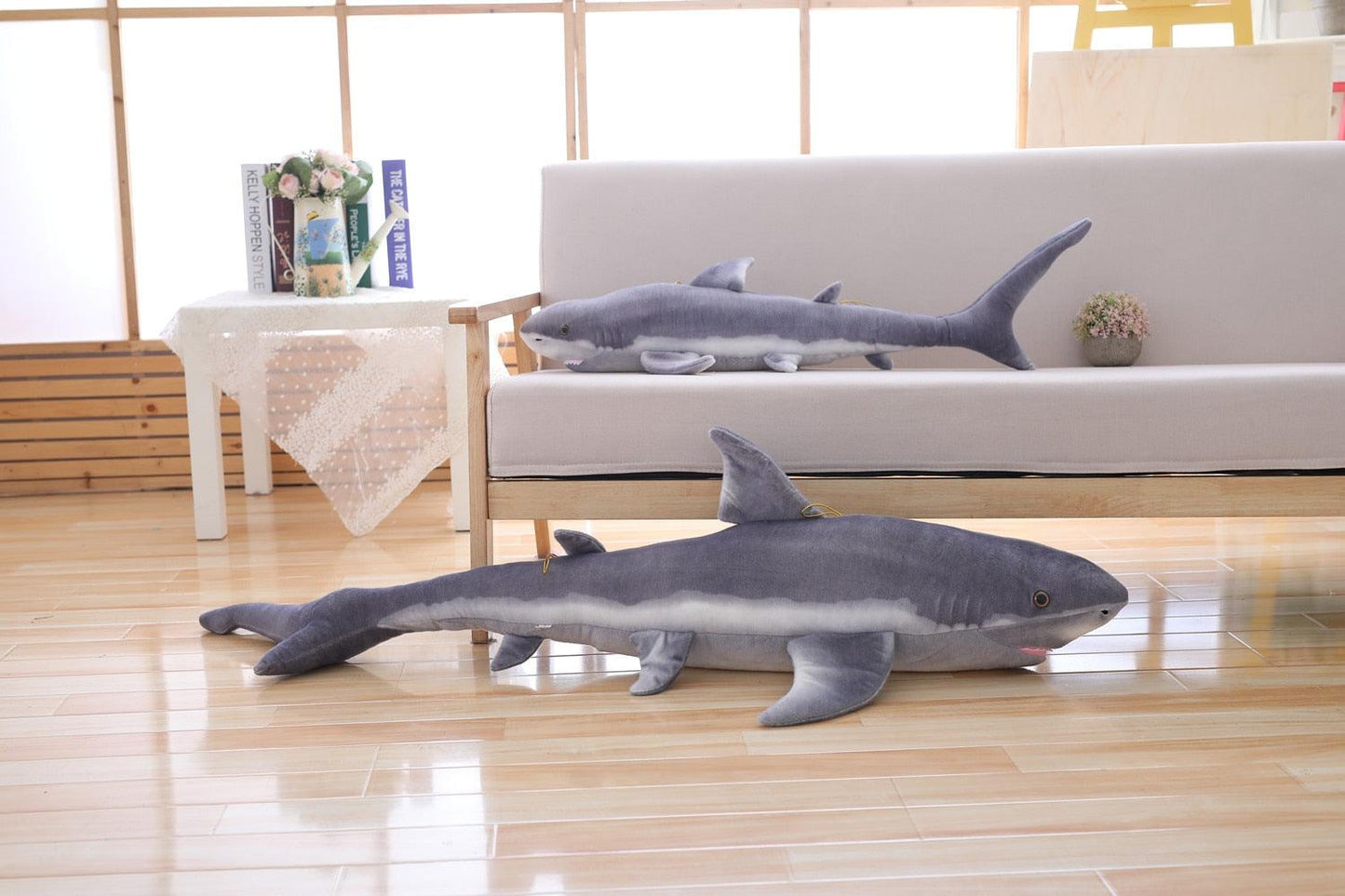 Large Realistic Shark Pillow Plush Toy Stuffed Animals Plushie Depot