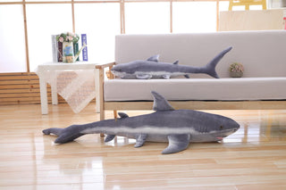 Large Realistic Shark Pillow Plush Toy Plushie Depot