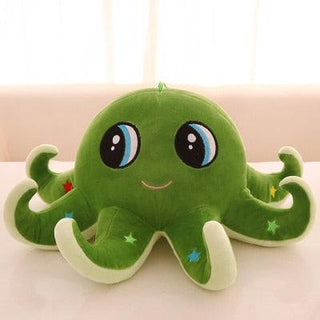 Adorable Cartoon Octopus Plushie green - Plushie Depot
