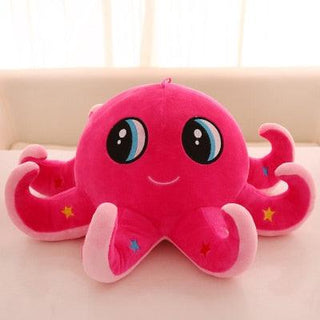 Adorable Cartoon Octopus Plushie Pink - Plushie Depot