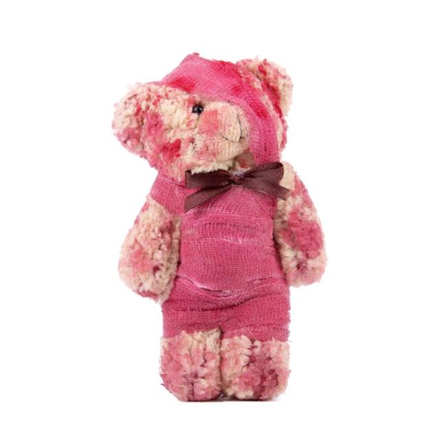 Injured Gloomy Teddy Bear Keychain Coffee Teddy bears Plushie Depot
