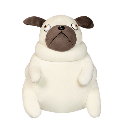 Adorable Chubby Pug Plushies Plushie Depot