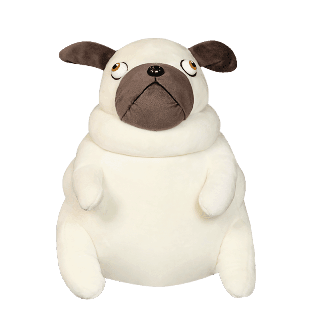Giant best sale stuffed pug
