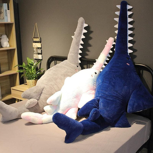 Giant Jagged Shark Plush Toys Stuffed Animals Plushie Depot