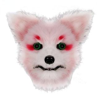 Halloween Pink Fox Mask Masks - Plushie Depot