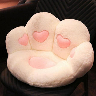 Cute Cat Paw Shape Chair Pillows white Pillows - Plushie Depot