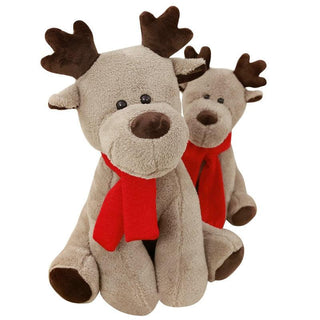 Cute Christmas Elk Plush Toy Stuffed Animals - Plushie Depot