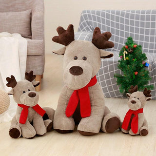 Cute Christmas Elk Plush Toy - Plushie Depot