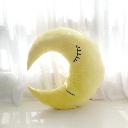 Baby Moon Pillow 27" Yellow - Plushie Depot