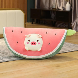 Kawaii Watermelon Plush Toys Pig Plushie Depot