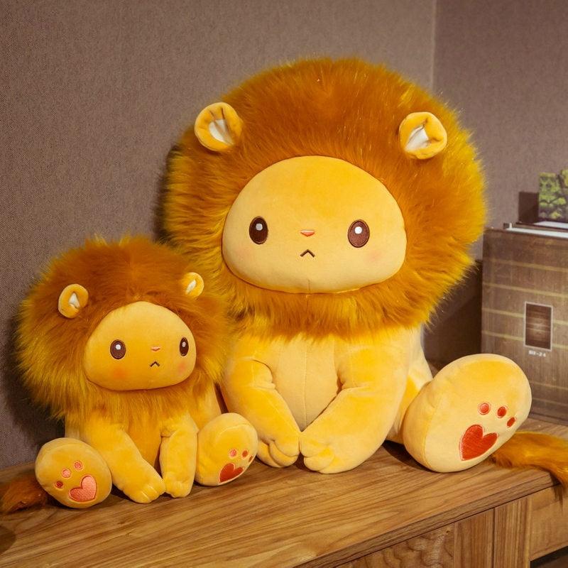 Cute Sitting Lion Plushie Stuffed Animals Plushie Depot