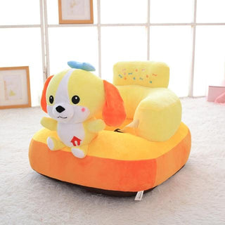Cute Animal Baby Sofa Chairs 21" x 19" x 15" yellow dog China Plushie Depot