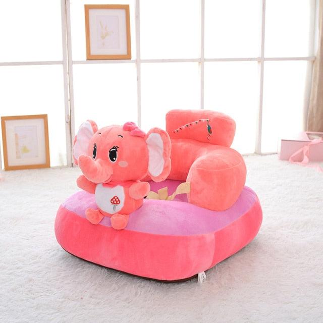 Cute Animal Baby Sofa Chairs 21" x 19" x 15" pink elephant China Chairs Plushie Depot
