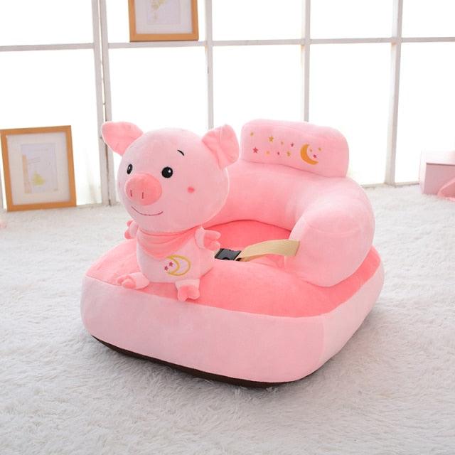 Cute Animal Baby Sofa Chairs 21" x 19" x 15" pink pig China Chairs Plushie Depot