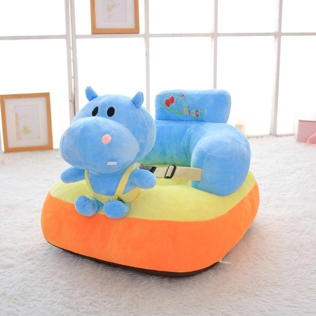 Cute Animal Baby Sofa Chairs 21" x 19" x 15" hippo China Chairs Plushie Depot