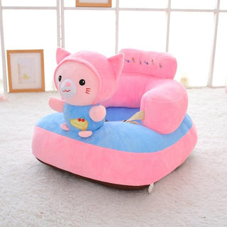 Cute Animal Baby Sofa Chairs 21" x 19" x 15" pink cat China Plushie Depot
