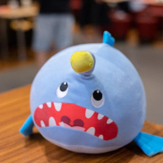 Monsters Fish Plush toy Blue Plushie Depot