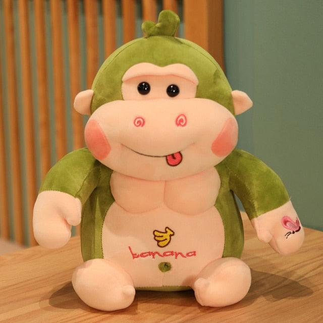 Kawaii Gorilla Plush Toy green - Plushie Depot