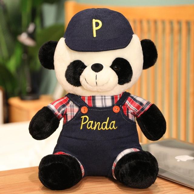 Cute Stuffed Soft Giant Panda Plush Toy Red Stuffed Animals Plushie Depot