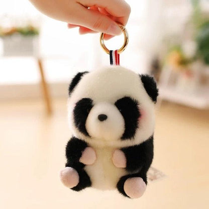 Ball Shape Panda Pandent Plush toy 3''-4'' panda - Plushie Depot