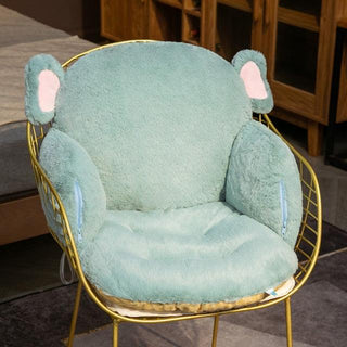 Chair Cushion Cat Student Seat Backrest Mat 21''x15''x14'' elephant Plushie Depot