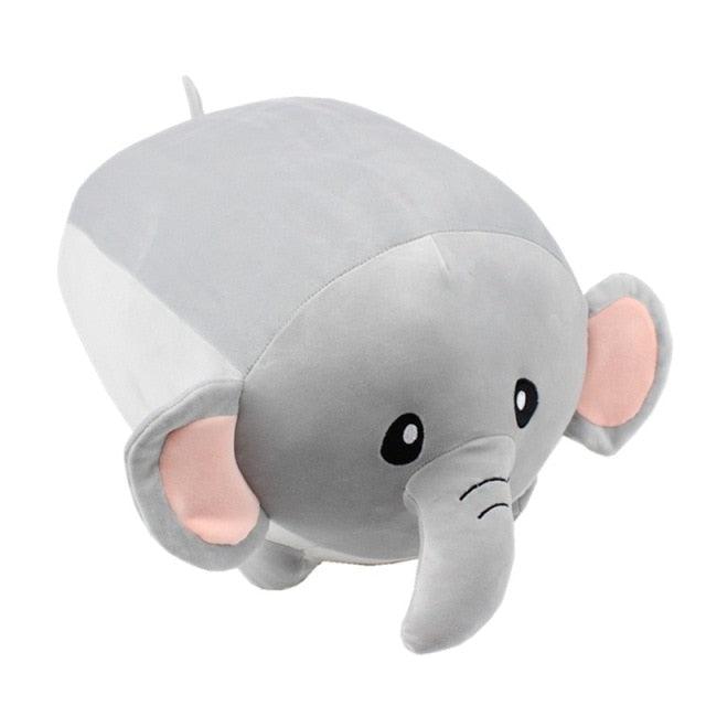 Cute Chubby Panda Elephant Tiger Pillow Plush toy 19'' Elephant Plushie Depot