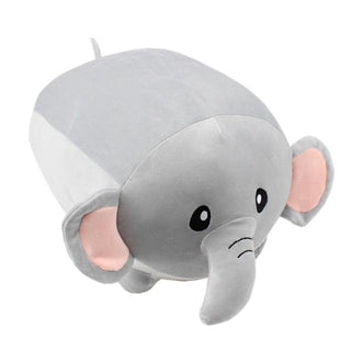 Cute Chubby Panda Elephant Tiger Pillow Plush toy 19'' Elephant - Plushie Depot