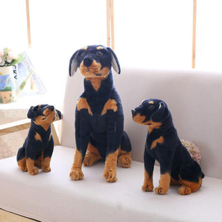 Realistic Rottweiler Dog Stuffed Animals Plushie Depot