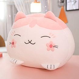 Kawaii Sakura Kitty Cat Plushies 11''Bolster - Plushie Depot