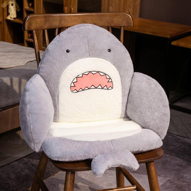 Funny Shark Chair Cushion 1 Plushie Depot