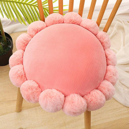 Cute Flower Shaped Cushions Pink Plushie Depot
